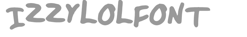 IZZYLOLFONT