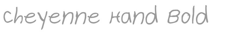 Cheyenne Hand Italic