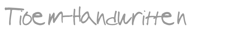 Tioem-Handwritten