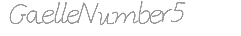 GaelleNumber5