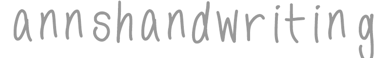 annshandwriting