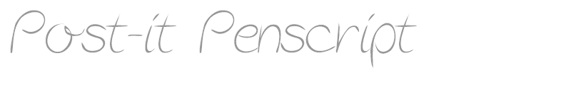 Post-it Pen Script