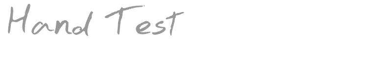 Hand Test