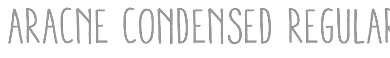 Aracne Condensed Regular Italic