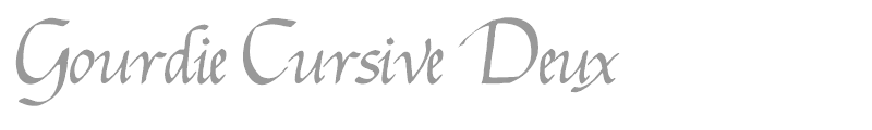 Gourdie Cursive