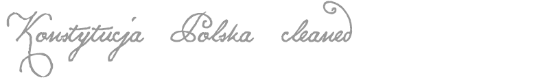 Konstytucja Polska cleaned