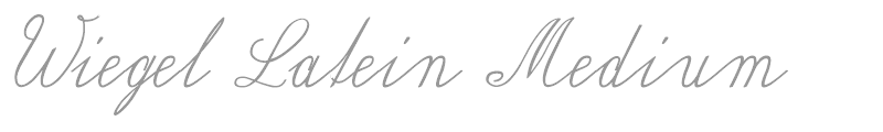 Wiegel Latein Medium
