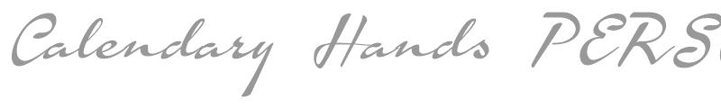 Calendary Hands PERSONAL USE DE