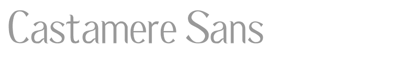 Castamere Sans