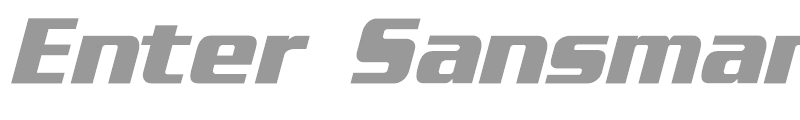 Enter Sansman 1.