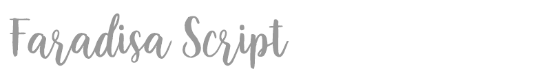 Faradisa Script