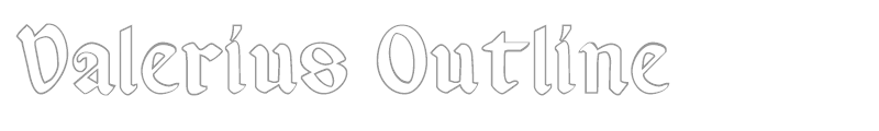 Valerius Outline Italic