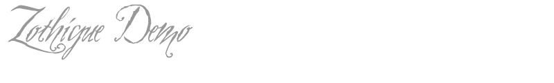 Zothique Demo