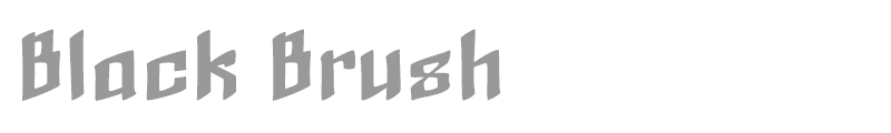 Black Brush
