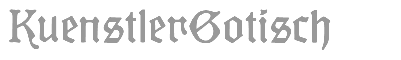 KuenstlerGotisch