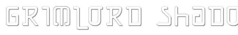 Grimlord Shadow Italic