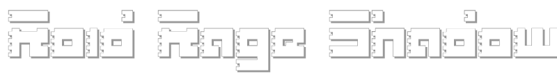 Roid Rage Shadow Italic