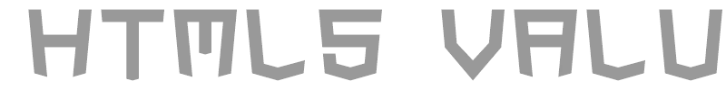 HTML5 Values