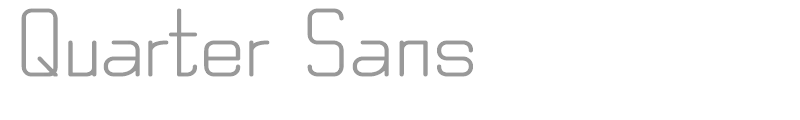 Quarter Sans