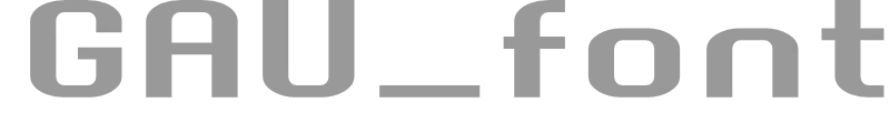 GAU_font_Root