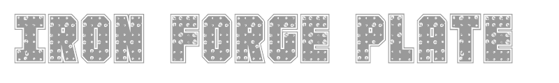 Iron Forge Plate Italic