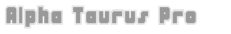 Alpha Taurus Pro Italic