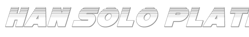 Han Solo Platinum Italic