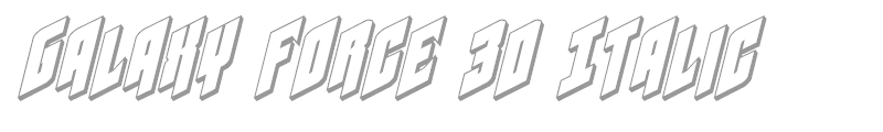Galaxy Force Extra-Expanded Italic