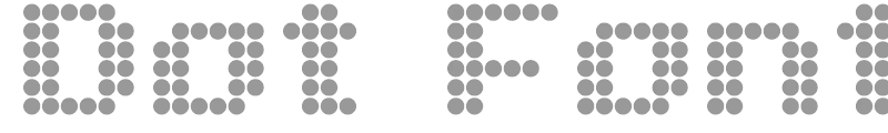 Dot Font