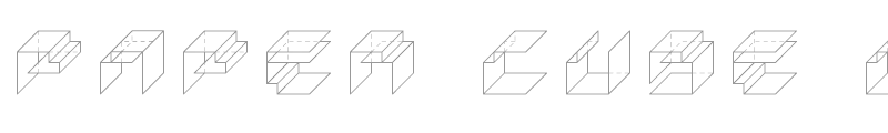 Paper Cube
