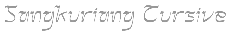 Sangkuriang Cursive