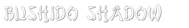 Bushido Shadow Italic
