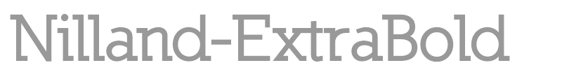 Nilland-ExtraBold