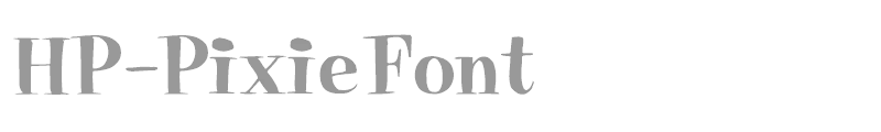 HP-PixieFont