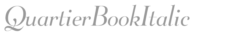 QuartierBookItalic