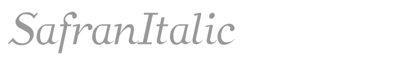 SafranItalic