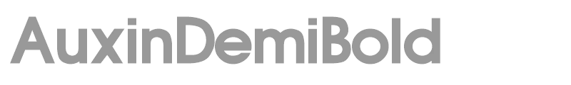 AuxinDemiBold