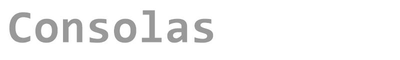 Consolas