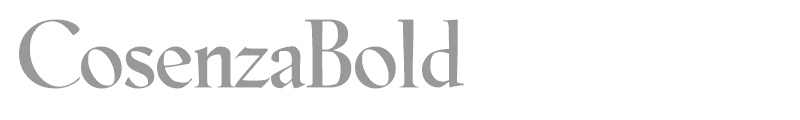 CosenzaBold