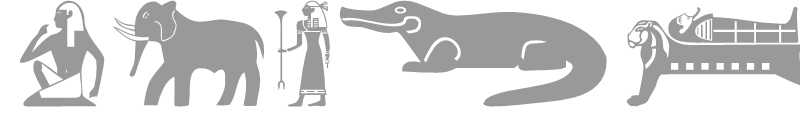Old Egypt Glyphs