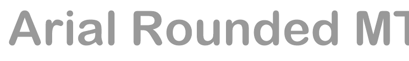 Arial Rounded MT Bold