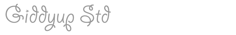 Giddyup Std