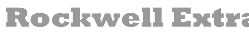 Rockwell Extra Bold