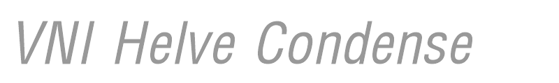 VNI-Helve-Condense