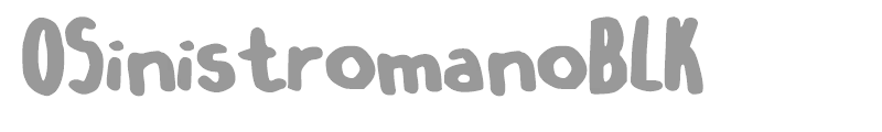 OSinistromanoBLK