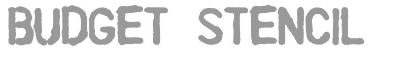 Budget Stencil