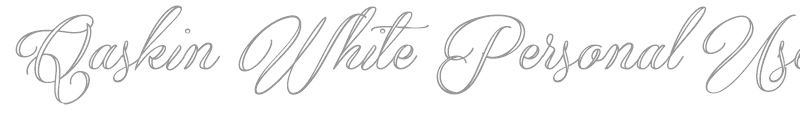 Qaskin White Personal Use