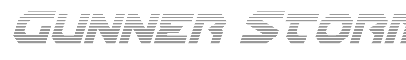 Gunner Storm Outline Italic