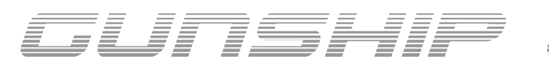 Gunship Super-Italic
