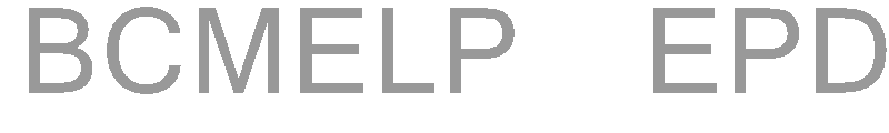 BCMELP EPD Symbols